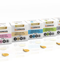 KERMAN Premium maināmie pedikīra diska faili (plānie), S Ø15mm,50gb