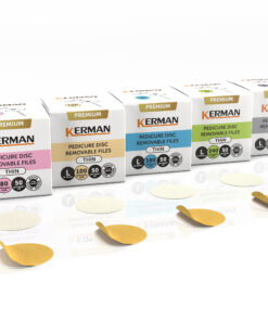 KERMAN Premium maināmie pedikīra diska faili (plānie),L Ø25mm,50gb