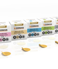 KERMAN Premium maināmie pedikīra diska faili (plānie),M Ø20mm,50gb